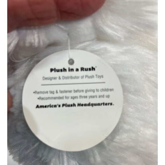 KELLYTOY 14" Plush Bear White Pink Heart Ribbon Cuddly Stuffed Animal Toy NEW - Picture 7 of 15